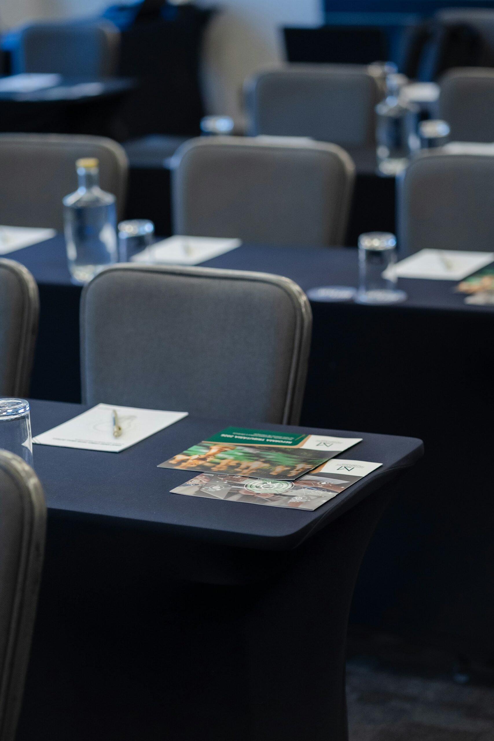 Traditional corporate training classroom